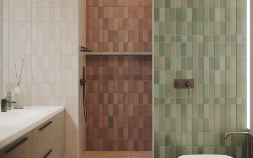 Carrelage Couleur 3 tendance 2025 salle de bain