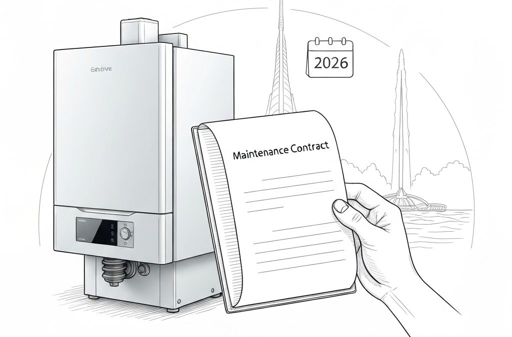 Contrat maintenance chaudière Genève, ce que vous devez savoir en 2026