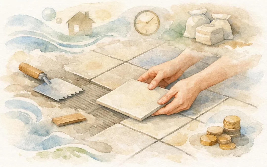 Les facteurs prix pose carrelage qui impactent votre budget en 2026