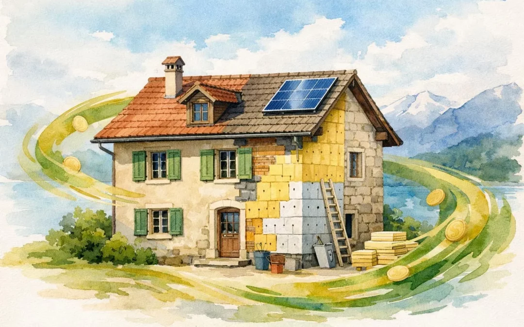 Subvention rénovation énergétique Genève, les nouveautés 2026 à saisir