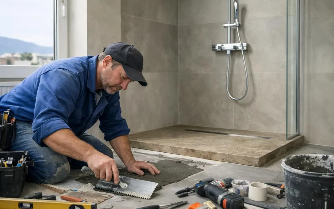 Installation douche à l'italienne à Genève par un artisan qualifié