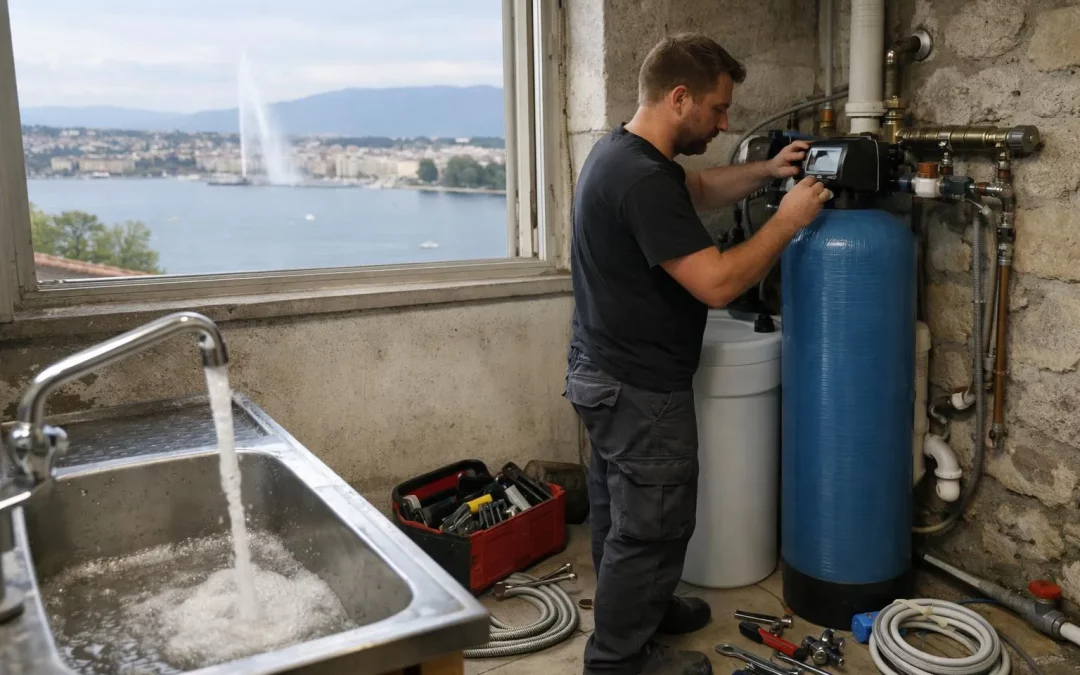 Traitement eau calcaire à Genève, solutions