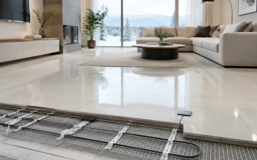 Plancher chauffant sous carrelage, ce qu’il faut savoir avant de se lancer
